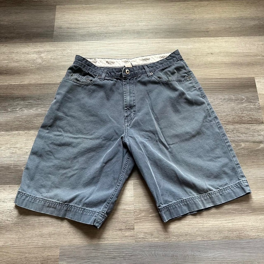 Mossimo Men's Grey and Blue Shorts